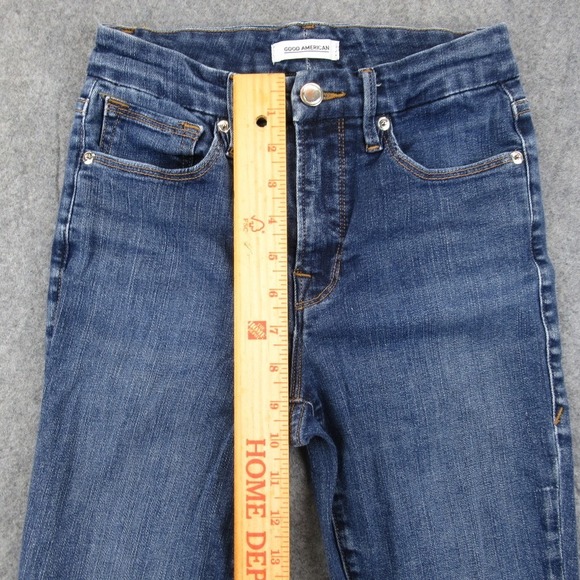 GOOD AMERICAN Good Legs High Rise Skinny Jeans Blue Wash Size 2/26 - Picture 5 of 13